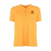 Levendig Oranje Crest Polo Shirt Kenzo , Orange , Dames