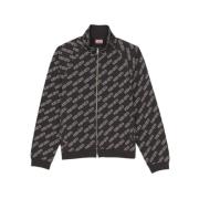 Katoenen Monogram Jas Kenzo , Black , Heren