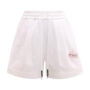 Katoenen shorts met trekkoord Krizia , White , Dames