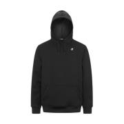 Zwart Zip-Through Hoodie K-Way , Black , Heren