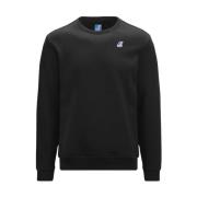 Auguste Crewneck Sweatshirt K-Way , Black , Heren