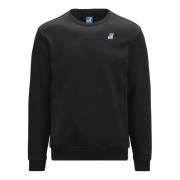 Moderne Synthetische Sweatshirt K-Way , Black , Heren