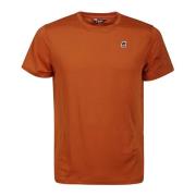 Upgrade je casual garderobe met dit Oranje Katoenen T-Shirt voor Heren...