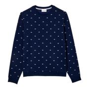 Bedrukte Sweatshirt Sh2180 Lacoste , Blue , Heren
