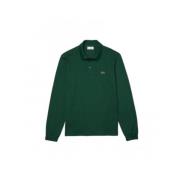 Klassiek Langarm Polo Shirt Lacoste , Green , Heren