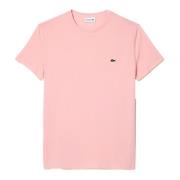Roze Logo T-shirt Lacoste , Pink , Heren