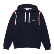 Franse Fleece Hoodie Lacoste , Blue , Heren