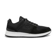 Joggeur 2.0 Leren Sneakers Lacoste , Black , Heren