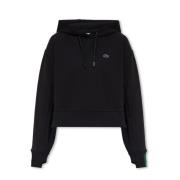 Ruimvallende hoodie Lacoste , Black , Dames