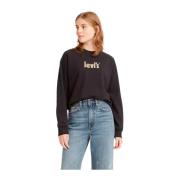 Sweatshirt Levi's , Black , Dames
