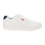 Heren Sneakers van imitatieleer met vetersluiting Levi's , White , Her...