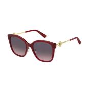 Rode zonnebril met bruin roze getinte glazen Marc Jacobs , Red , Dames