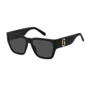 Dames Snapshot Zonnebril Marc Jacobs , Black , Unisex