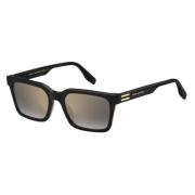 Sofisticated Retro Zonnebrillencollectie Marc Jacobs , Black , Heren