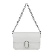 Schoudertas met Kettinglink Marc Jacobs , White , Dames