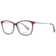 Burgundy Dames Bril Max & Co , Red , Unisex