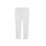 Cecco Leren Slim-Fit Broek Max Mara , White , Dames