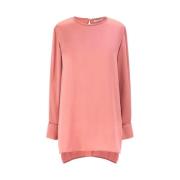 Lange Mouw Blouse Max Mara , Pink , Dames