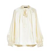 Ivory Shirts voor Dames Max Mara , Beige , Dames