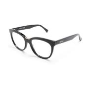 Zwart Optisch Montuur Klassieke Stijl Max Mara , Black , Dames