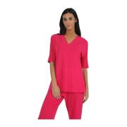 V-Hals Locarno Tuniek Max Mara , Pink , Dames