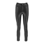 Slim Fit Broek Michael Kors , Black , Dames