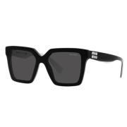 Vierkante zonnebril Mu03Ys 10G5S0 Miu Miu , Black , Dames