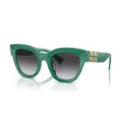 01Ys Sole - Stijlvol Model Miu Miu , Green , Dames