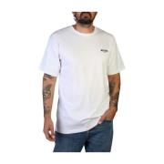 Korte mouwen T-shirt - A0707-9412 Moschino , White , Heren