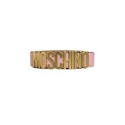 Luxe Touch Riem Moschino , Pink , Dames