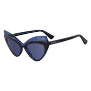 Zonnebril Mos080/S Ipr/Ku Moschino , Blue , Dames