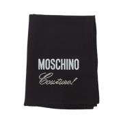 Elegante Winter Sjaal Moschino , Black , Dames