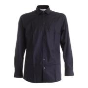 Pins Kraag Shirt Moschino , Black , Heren