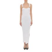 Verrijk je garderobe met deze prachtige lange jurk Moschino , White , ...