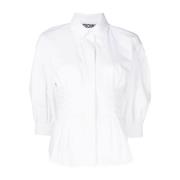 Stijlvolle Witte Top Upgrade Moschino , White , Dames