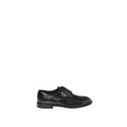 Zwarte platte schoenen Moschino , Black , Heren