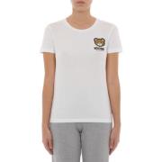 Witte T-shirts en Polos Moschino , White , Dames