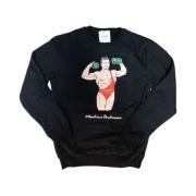 Heren Gym Sweatshirt Moschino , Black , Heren