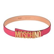 Stijlvolle Riemencollectie Moschino , Pink , Dames