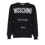 Trainingshirt Moschino , Black , Heren