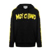 Hoodie - Maat 46, Zwart Moschino , Black , Heren