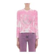 Roze Lange Mouw Tops voor Vrouwen Moschino , Pink , Dames