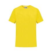 Logo Grafische Katoenen T-shirt Moschino , Yellow , Heren