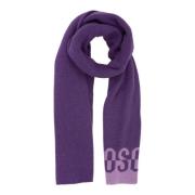 Winter Sjaal - Stijlvol en Warm Moschino , Purple , Dames
