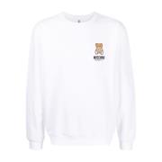 Trainingsshirt met Teddybeer Motief Moschino , White , Heren