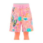 Tropische Print Casual Shorts - L, Roze Moschino , Pink , Heren