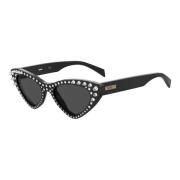 Stijlvolle zonnebril Moschino , Black , Dames