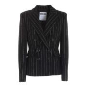 Stijlvolle Dames Blazer Jas Moschino , Black , Dames