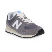 Hoogwaardige leren sneakers New Balance , Gray , Heren