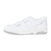 Witte Sneakers met Eenvoudige en Schone Lijnen New Balance , White , H...